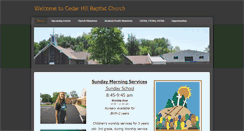 Desktop Screenshot of mycedarhillbaptist.org